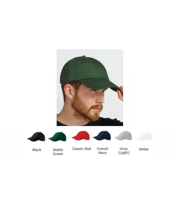 Beechfield BB58 Low Profile Heavy Cotton Drill Cap